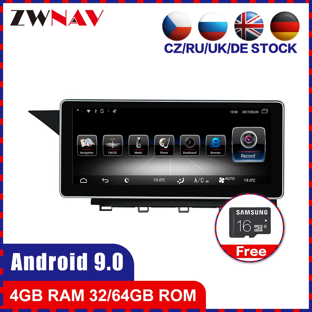 4+64G Android 9.0 Car Stereo DVD Player GPS Glonass Navi for Mercedes-Benz GLK X204 2008+ Video Audio Multimedia Radio head unit 4+64G Android 9.0 Car Stereo DVD Player GPS Glonass Navi for Mercedes-Benz GLK X204 2008+ Video Audio Multimedia Radio head unit