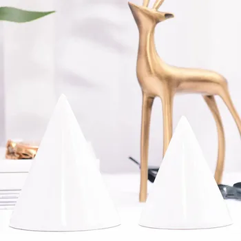 

Resin Cone Shape Bracelets Jewelry Display Stand Watches Cuff Bangle Anklets Holder Rack, Two Size