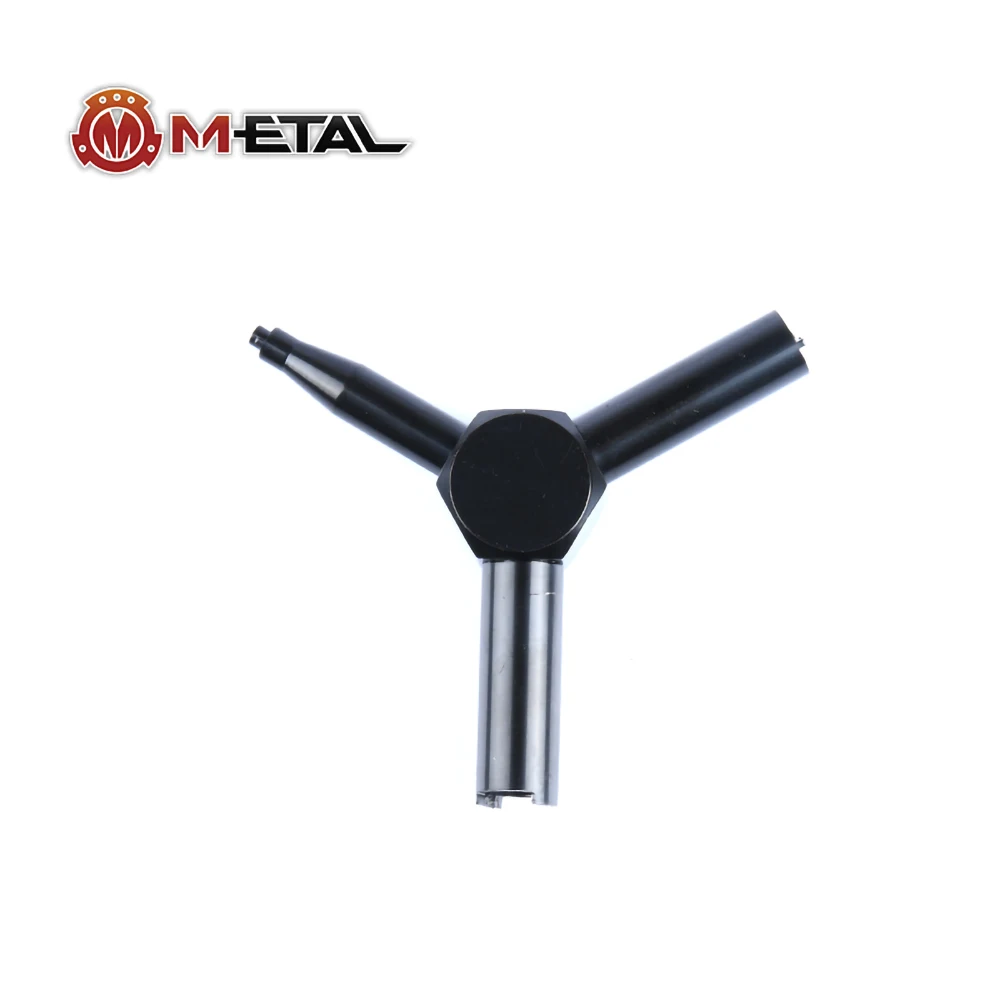 

Airsoft Kublai P1 Gas Valve Key Carbon Steel Triple Charging Valve Magazine Removal Tools For GBB KSC WA Airgun Accessories
