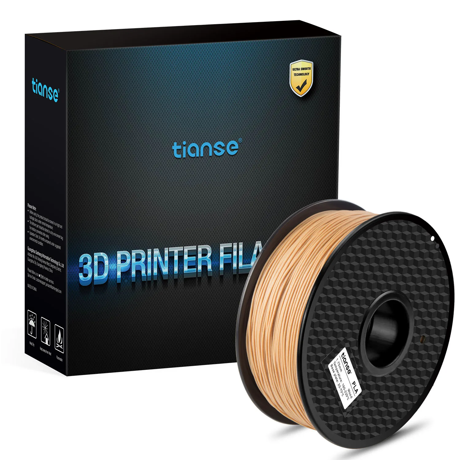 TIANSE 3D принтеры нити деревянной PLA 1 75 мм деревянный Цвет 3d печать Материал