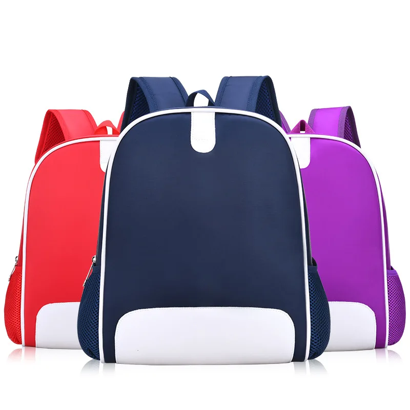 

Schoolbag for Elementary School Students New Style Simple Spine-Backpack Customizable Printed Logo Kindergarten Training Cram Sc