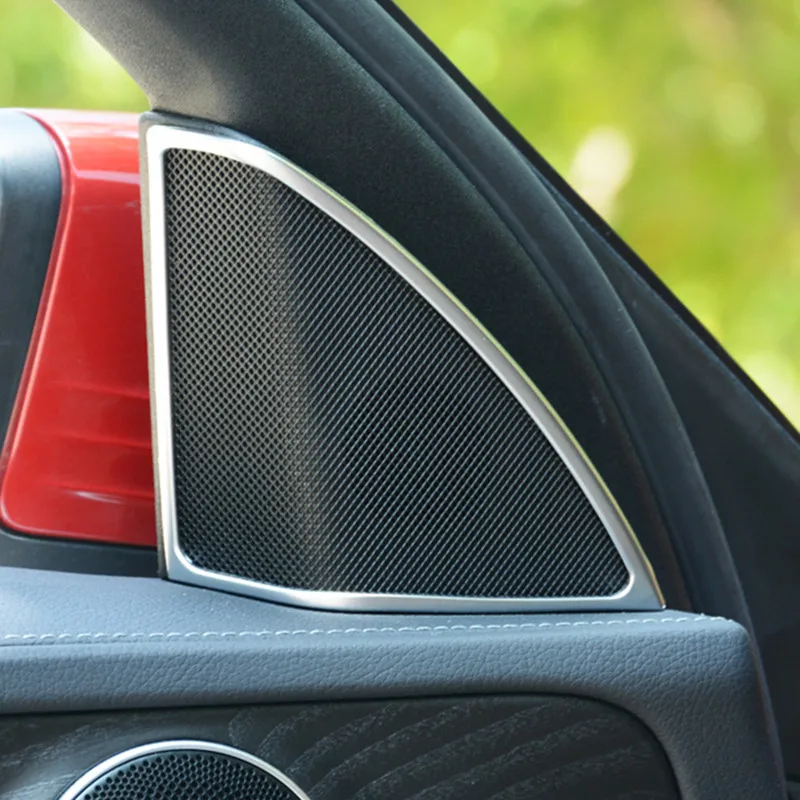 CNORICARC-Car-Door-Tweeter-Loudspeakers-Frame-Decorative-Cover-Trim-Chrome-ABS-for-Mercedes-Benz-C-class (1)