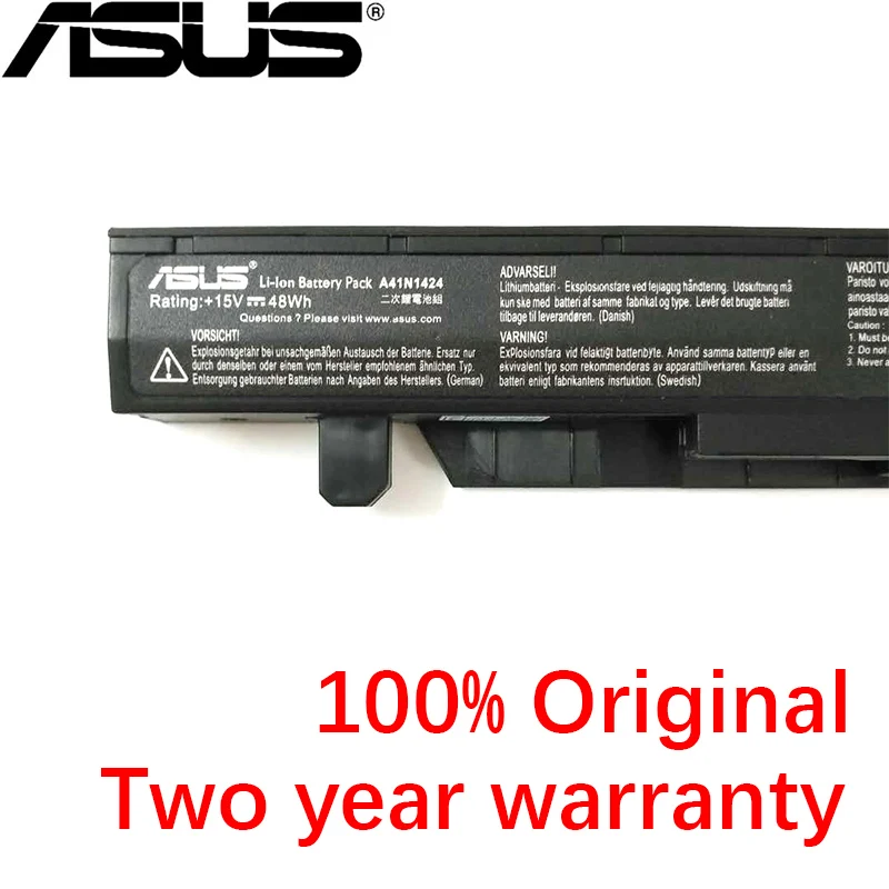 ASUS оригинальные A41N1424 3200 мАч аккумулятор для ноутбука ASUS GL552 GL552VW GL552J ZX50JX ZX50 ZX50V ZX50VW X55LM2H 14,4 V 48Wh