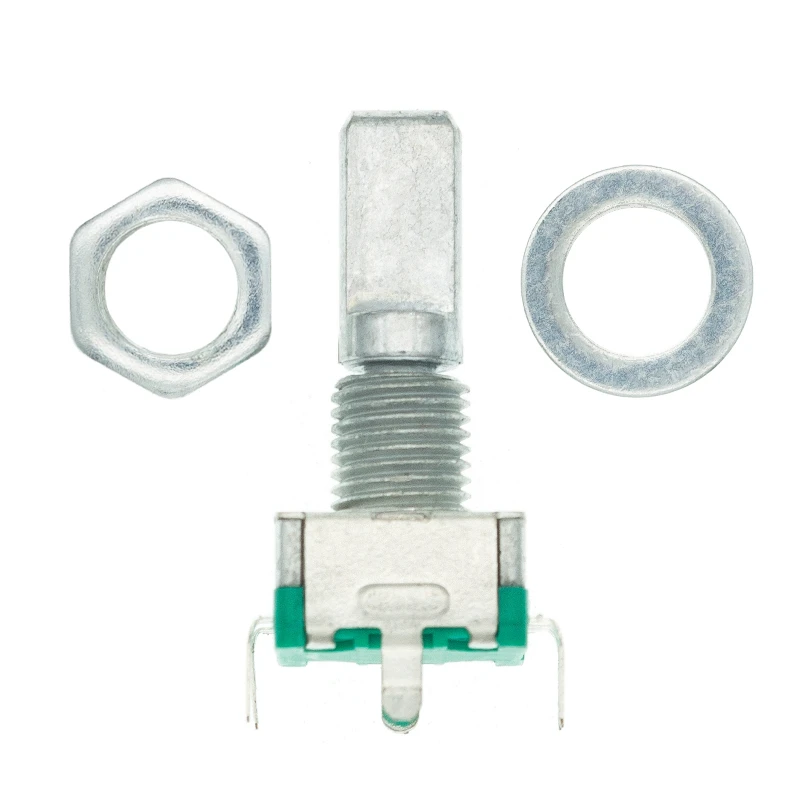 5pcs Rotary encoder,code switch/EC11/ audio digital potentiometer,with switch,5Pin, handle length 20mm