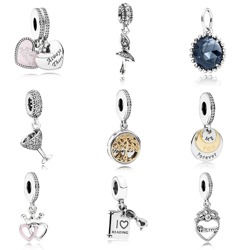 

Fashion Colletion 100% 925 Sterling Silver Family Tree Dangle charms Fit Pandora Bracelet Beads For Jewerly Making Gift
