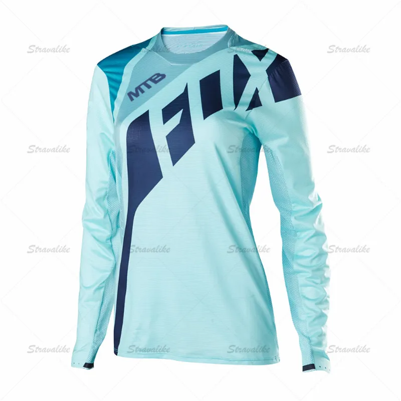 Camisetas de ciclismo para mujer, ropa deportiva para Motocross, para ciclismo de montaña, Fox, DH, novedad de 2020