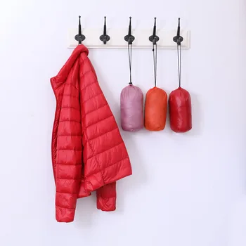

CRRIFLZ Short Thin Down Jacket Women 90% White Duck Down Single Zipper Stand Collar Coat Autumn Winter Warm Parkas Outwear