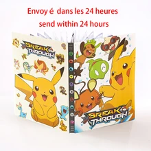 Libro de cartas de juego de mapa de Pokemon, álbum de 432 piezas, soporte de coleccionistas de Anime, carpeta de capacidad de lista cargada, juguetes de Pokemon para regalos para niños