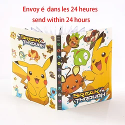 Album de cartes de jeu Pokemon, livre de 432 pièces, support de collection, liste chargée, capacité, classeur, dossier, jouets pour enfants, cadeaux 