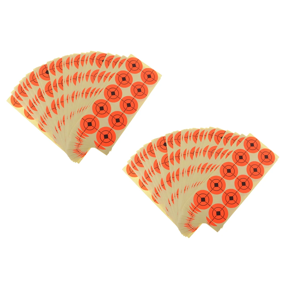 500pcs Shooting Targets Reactive Splatter Paper Target Stickers Diameter 5cm