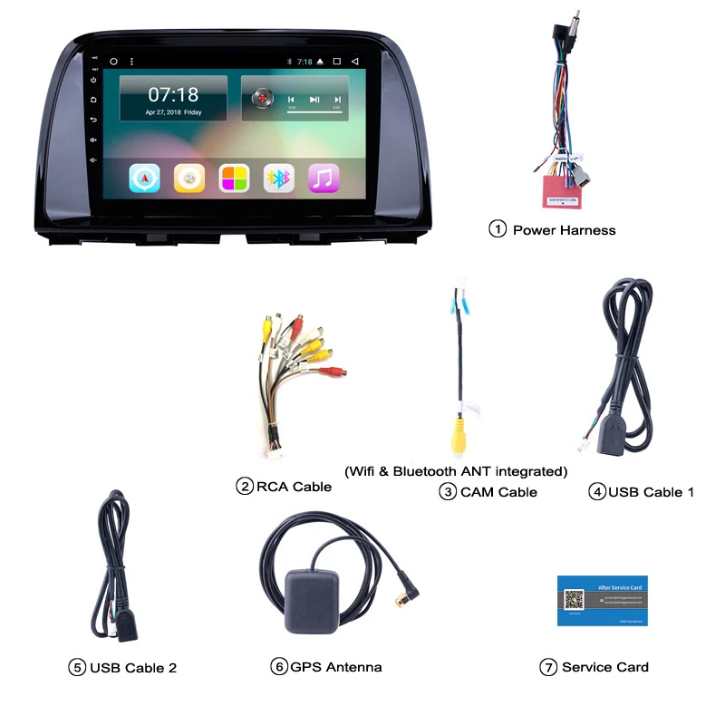 Flash Deal 2G RAM 32G ROM Car Radio Multimedia android 8.1 Video Player Navigation GPS For Mazda Cx-5 cx5 cx 5 2012-2015 5