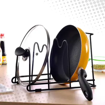 

Multifunctional Pot Lid Holder Rack Storage Pan Cover Cabinet Pantry Rack Organizer