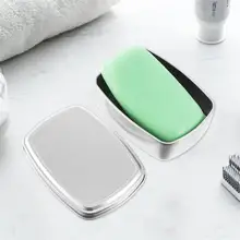 2 pçs vazio caixa quadrada 150ml simples prático vazio caixa de sabão cosméticos recipiente de armazenamento de alumínio caso de armazenamento para o curso doméstico