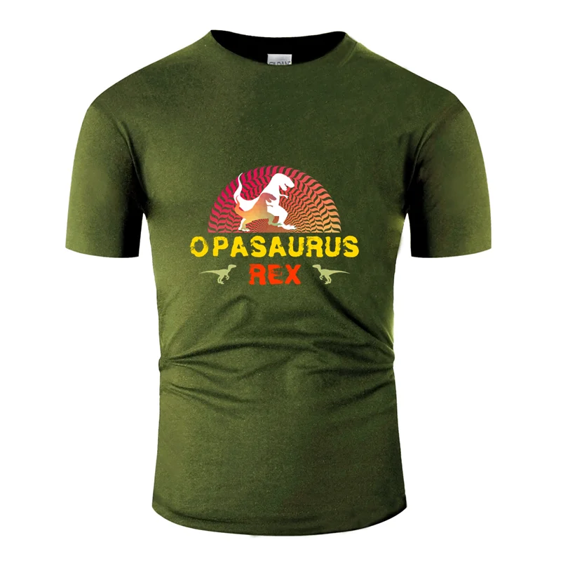 Забавная Повседневная комическая футболка opasaurus rex дед уличная Новинка Мужская футболка хлопок Круглый вырез хип-хоп Топ