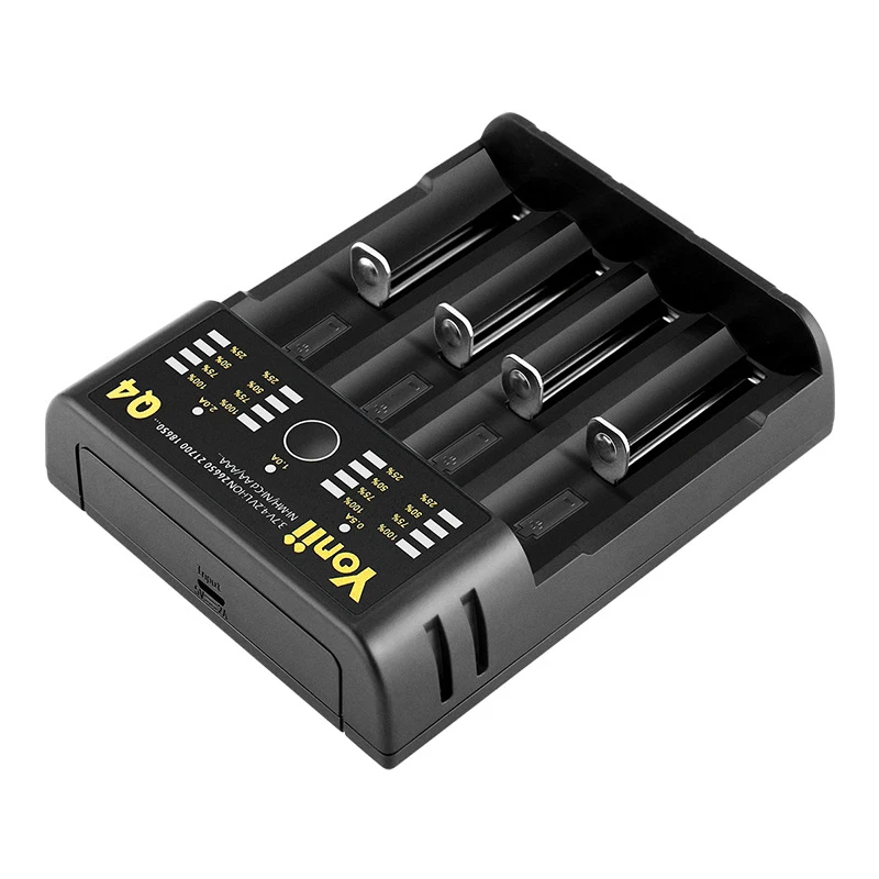 Умное зарядное устройство USB 18650 для 26650 22650 20700 21700 18350 18500 10440 A AA AAA AAAA Ni MH CD li ion