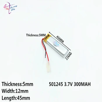 

10psc Recorder polymer battery Bluetooth headset 051245 501245 501045 5 * 12 46 mm 300mah