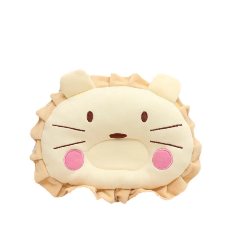 Newborn Infant Anti Roll Pillow Protection Infant Support Baby Gifts Cotton fixed Baby Neck protector