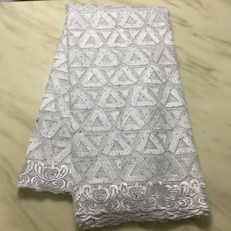 5 ярдов африканская кружевная ткань вышитые нигерийские кружева ткань для невесты высокое качество Французский Тюль кружевная ткань для женского платья PL03