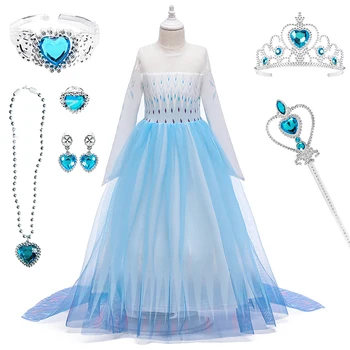 

Girls Princess Dress Children Birthday Party Cosplay Costume For 5 7 9 10 12 Girl Clothing Kids Summer Dresses