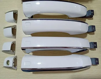 

Original exteriror door handle chrome door handle with press button cover for Audi A4L Q5