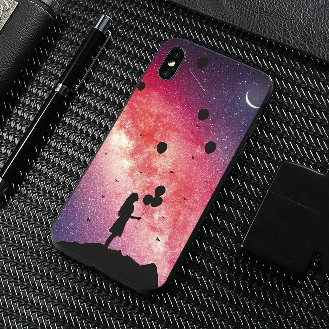 Силиконовый чехол для телефона Samsung Galaxy J1 J2 J3 J4 J5 J6 J7 J8 Plus 2018 Prime 2015 2016 2017 Banksy red Balloon