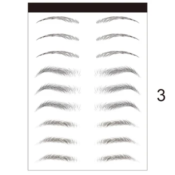 

Newly 3D Stick-On Eyebrows Sticker Eye Brow Makeup Decal CTN88