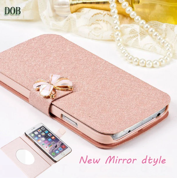 

For Fundas Oukitel C16 Pro Silicone Case Wallet PU Leather Mirror Cover For Oukitel C16Pro Flip Case Stand Mobile Phone Bags