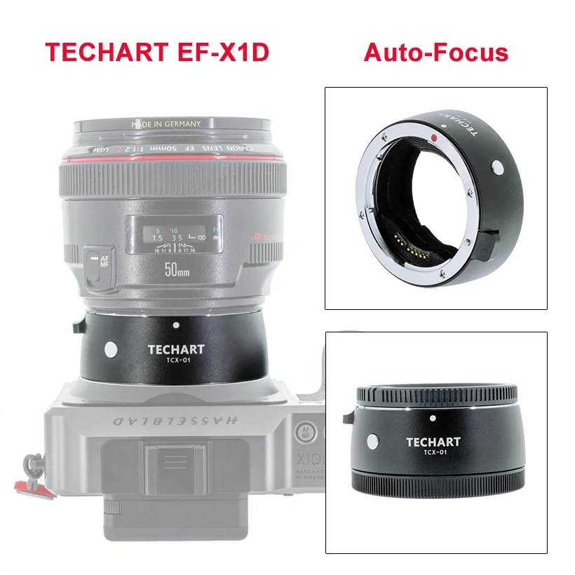 TECHART TCX-01 адаптер объектива камеры для Canon EF объектив для Hasselblad X1d X1DII камера AF Автофокус адаптер кольцо держатель объектива