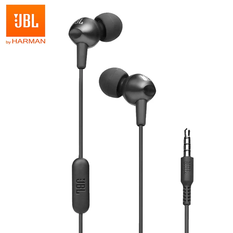 Оригинальные проводные наушники JBL C200si 3 5 мм Спортивная Музыкальная гарнитура