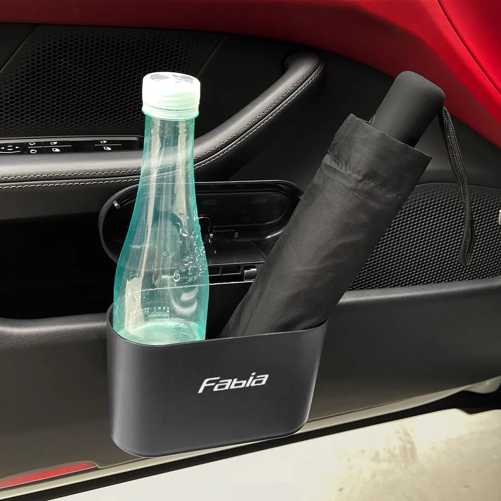 Car Trash Can Storage Box Auto Accessories Skoda Octavia Fabia Rapid Superb Kodiaq Scala Karoq Citigo Kamiq Roomster Enyaq car trash can