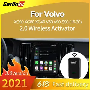 Image 1 - Carlinkit3.0 New2021 Wireless Apple Carplay Dongle For Volvo XC90 S90 V90 XC60 V60 Original Car Adapter Plug And Play IOS14 WIFI