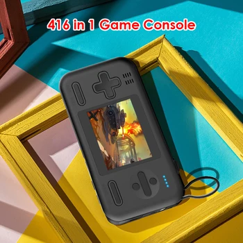 

416 Video Games Player with 8000mAh Power Bank Retro Handheld Mini Game Console Retro Portable Mini Handheld Game Console