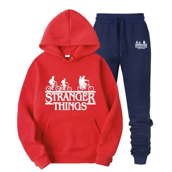 

2019 Brand New Fashion Stranger Things Men Sportswear Print Men Hoodies Pullover Hip Hop Mens tracksuit Sweatshirts Cloth