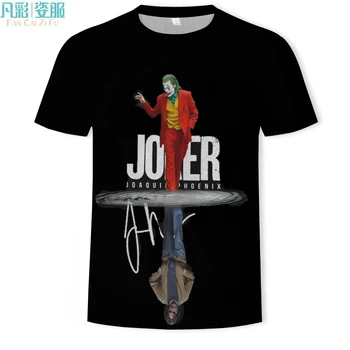 

3D Printed T Shirt Men Joker Face Casual O-neck Male tshirt Clown Short Sleeve Funny Mens T-Shirts 2019 summer Streetwear 6XL