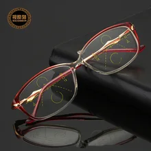 Мода, TR90, прогрессивные, Мультифокальные очки для чтения, мужские, умные, с зумом, очки для чтения, женские, дальние близкие очки