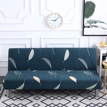 

Sofa Cover For Living Room Soft Slipcovers Spandex Sofa Bed Cover Stretch No Armrests Tight Wrap Elastic Couch Cover Cubre Sofa