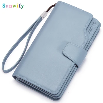 

Wallet Women Leather Wallet Female Leisure Purse 3fold Best Quality Women Long Coin Purse Many Card Wallets Carteira Feminina