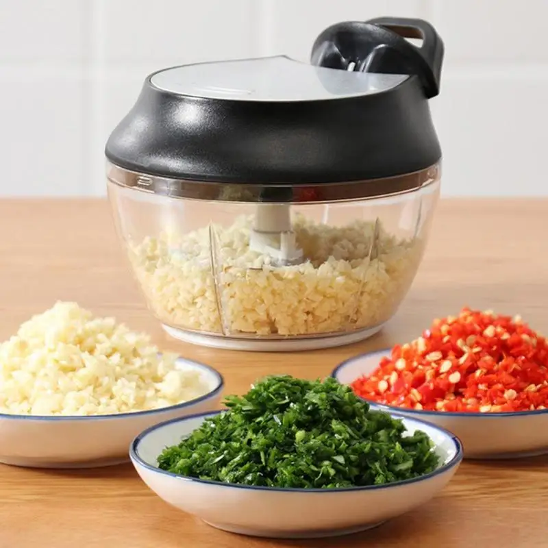 

Powerful Manual Meat Grinder Hand-power Food Chopper Mincer Mixer Blender to Chop Meat Fruit Vegetable Nuts Shredders