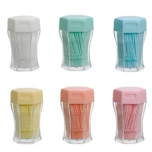 200 шт./компл. мягкий Пластик с двойной головкой матовый зуб Палочки Уход за полостью рта 6,2 см мулине зуб Палочки уход за зубами зубная нить Палочки Лидер продаж