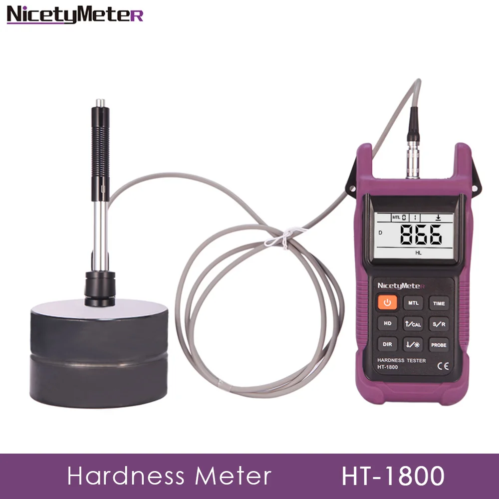 

Nicetymeter HT-1800 Portable Rebound Leeb Hardness Tester diamond selector gold tester hardness tester portatiles HT1800