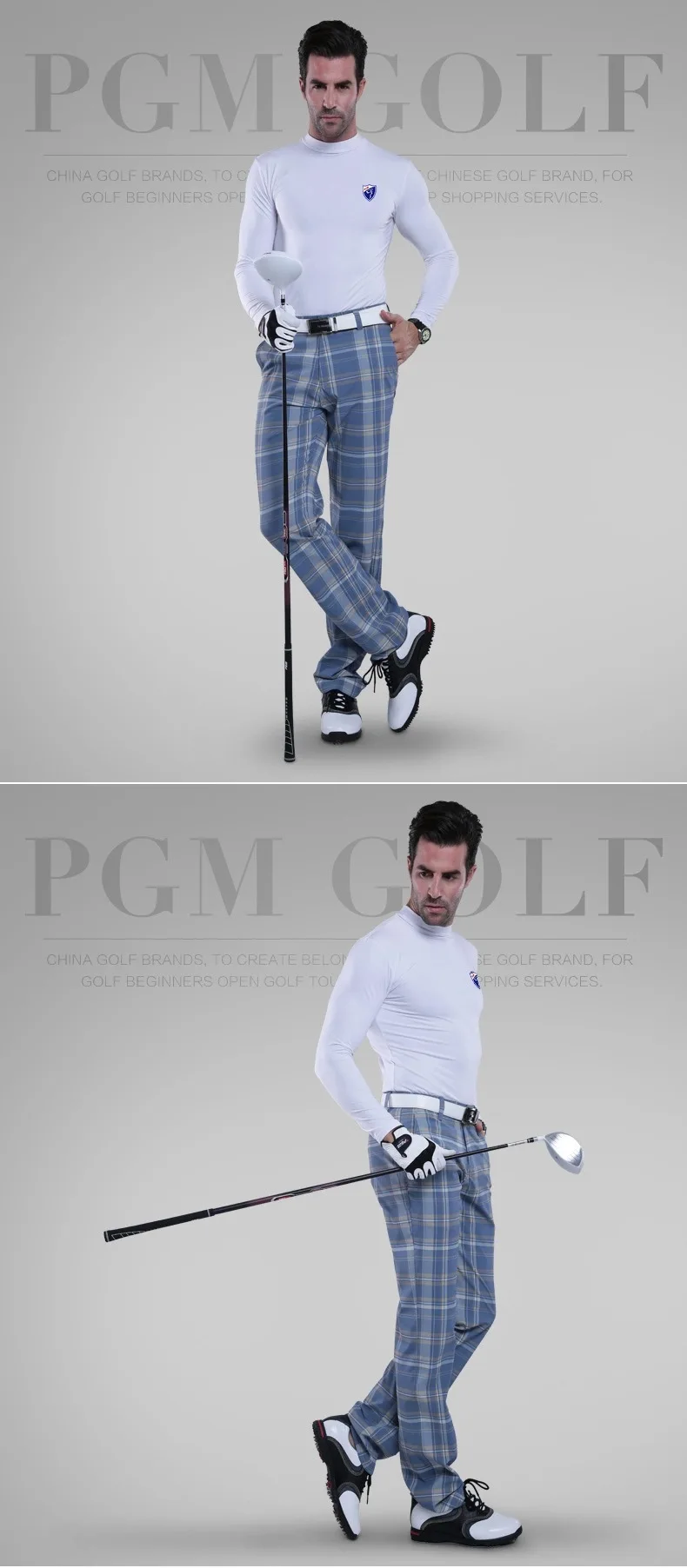 PGM golf одежда Базовая рубашка мужская с длинными рукавами хлопок термобелье для осени и зимы рубашки для гольфа