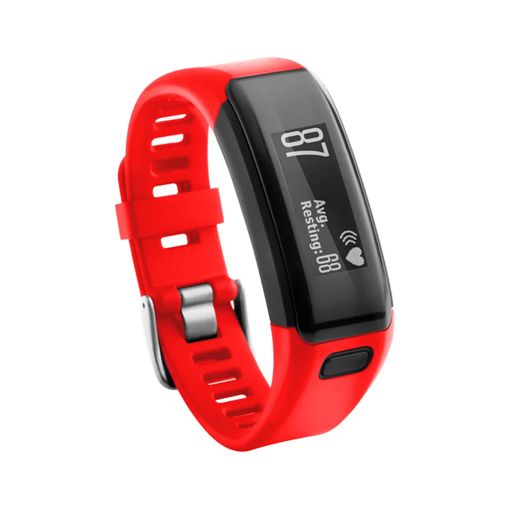 

Replacement Watch Bands Sports Silicone Bracelet Wrist Strap Quick Release Band for garmin Vivosmart HR smartwatch With Tools