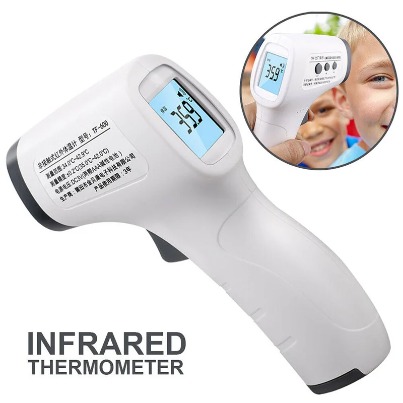 

Non-contact Forehead Infrared Thermometer LCD Digital Non-touch Infrared Forehead Body Temperature Fast Accurate Measurement