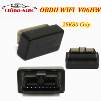 

OBDII WIFI V06HW With PIC25K80 Chip Super Mini WIFI ELM327 Car Scanner Tools OBD2 elm327 V1.5 Diagnostic Interface