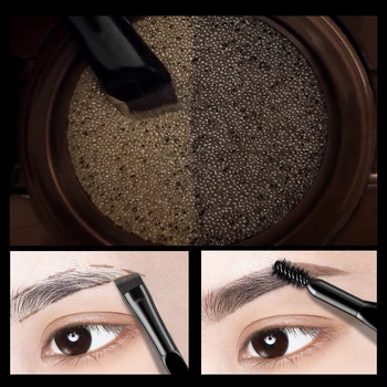 

Double Color Air-cushion Dyeing Eyebrow Gel Waterproof Makeup Long Lasting Create Natural Eyebrow Makeup eyebrow pomade kit