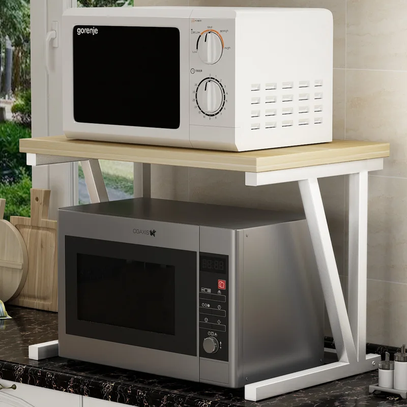 Простая двухэтажная полка для СВЧ решетки хранение на 2 х этажных кухонных