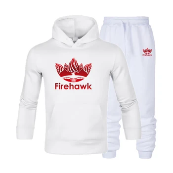 

Sports Hoodie 2020 men's fashion sports summer and autumn men's round neck hat leisure sports Hoodie pants suit