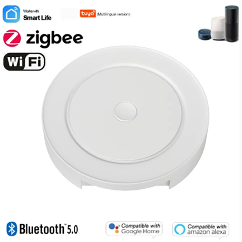 Шлюз Tuya Zigbe 3 в 1 многорежимный шлюз для умного дома Bluetooth Wi-Fi умное домашнее