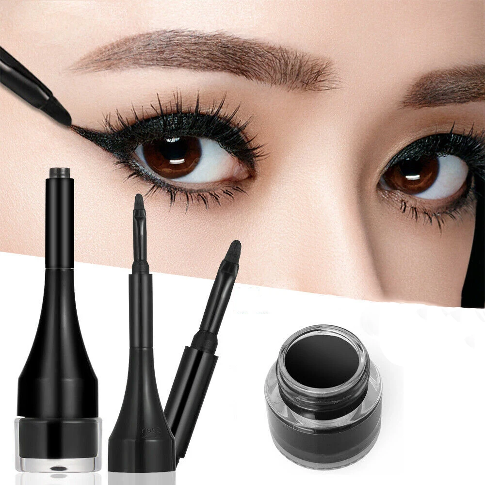 Black Waterproof Magnetic Eyeliner Cream Long-lasting Natural Women Eye Liner Gel Pencil Beauty Comestics Makeup Tools Gift