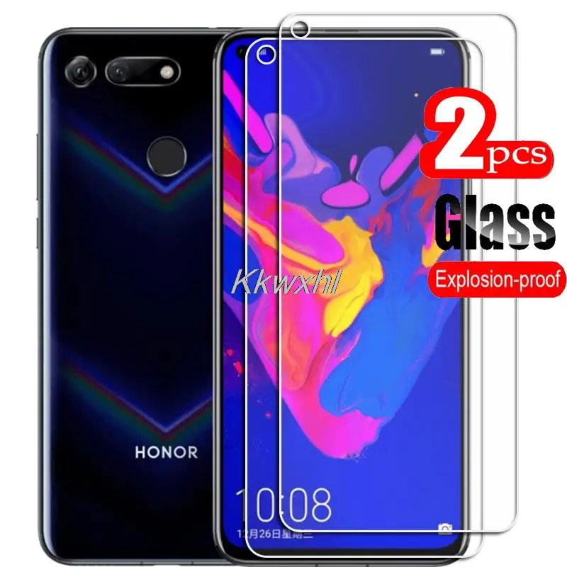 

2PCS FOR Honor View 20 HD Tempered Glass Protective On View20 V20 PCT-AL10, PCT-TL10, PCT-L29 Phone Screen Protector Film